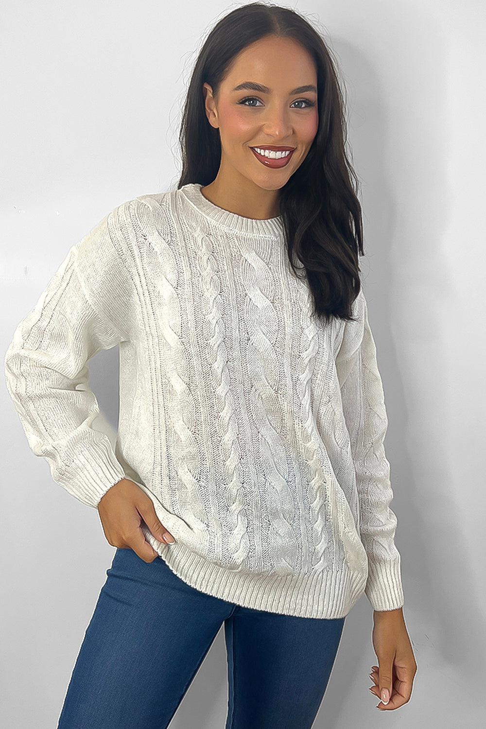 Large Twist Pattern Pullover-SinglePrice