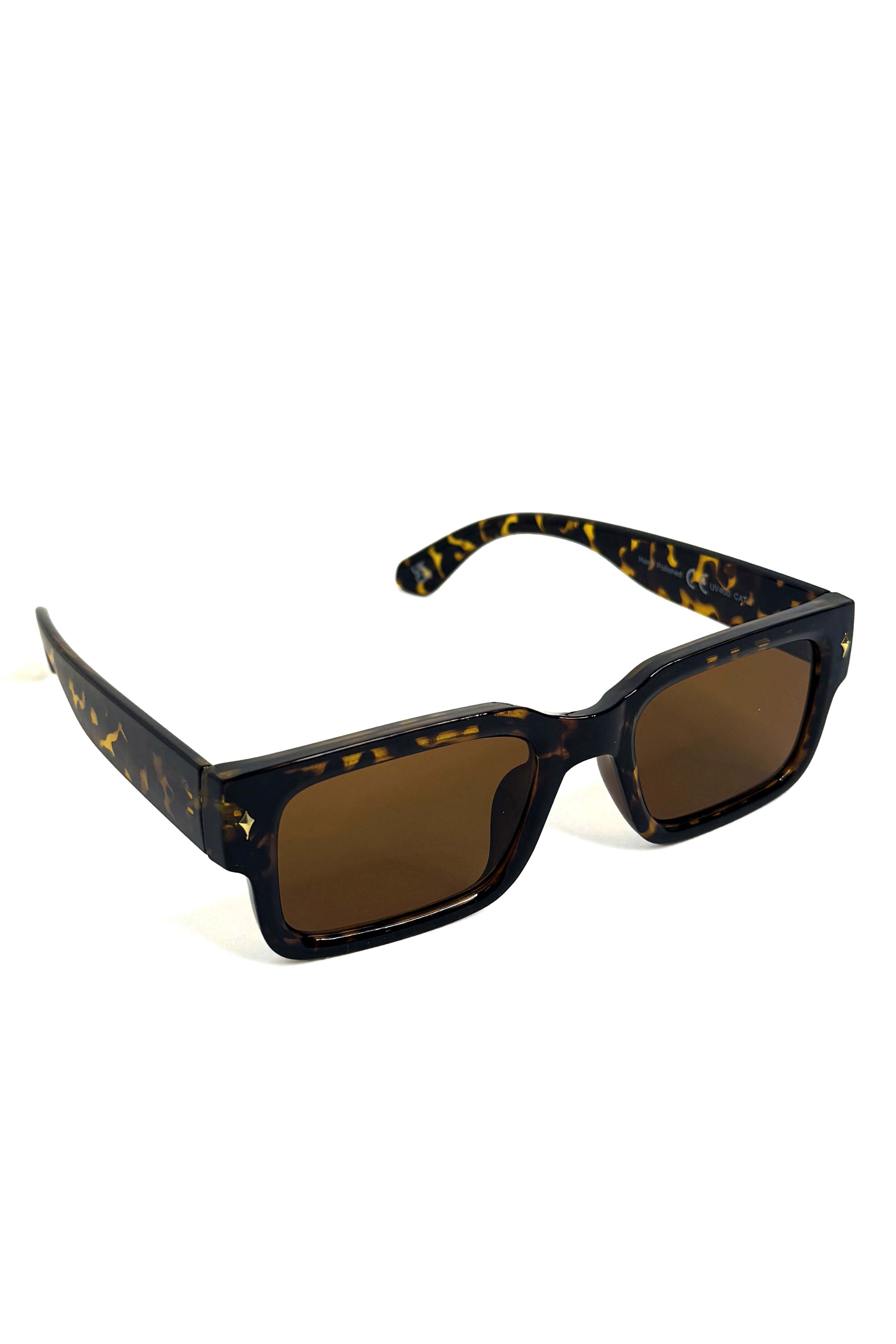 UV 400 Wrap Rectangular Sunglasses