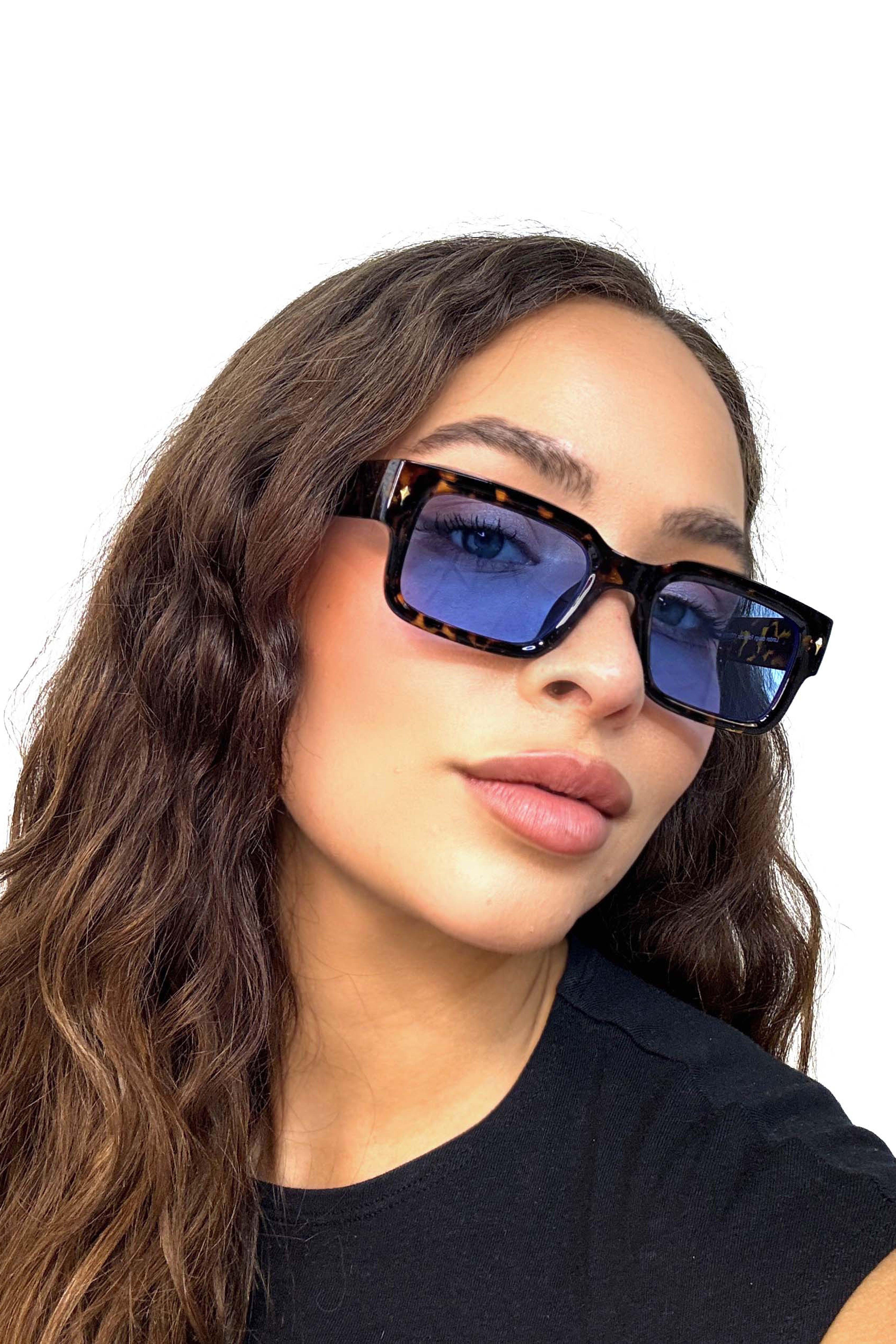 UV 400 Wrap Rectangular Sunglasses