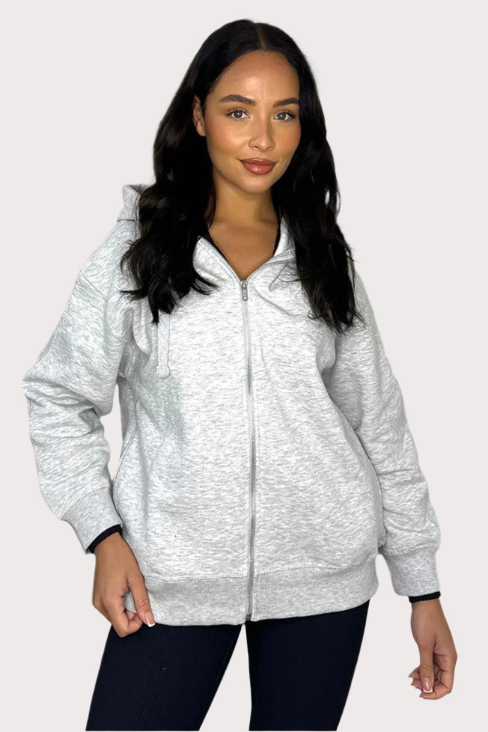 Zip Down Classic Hoody-SinglePrice