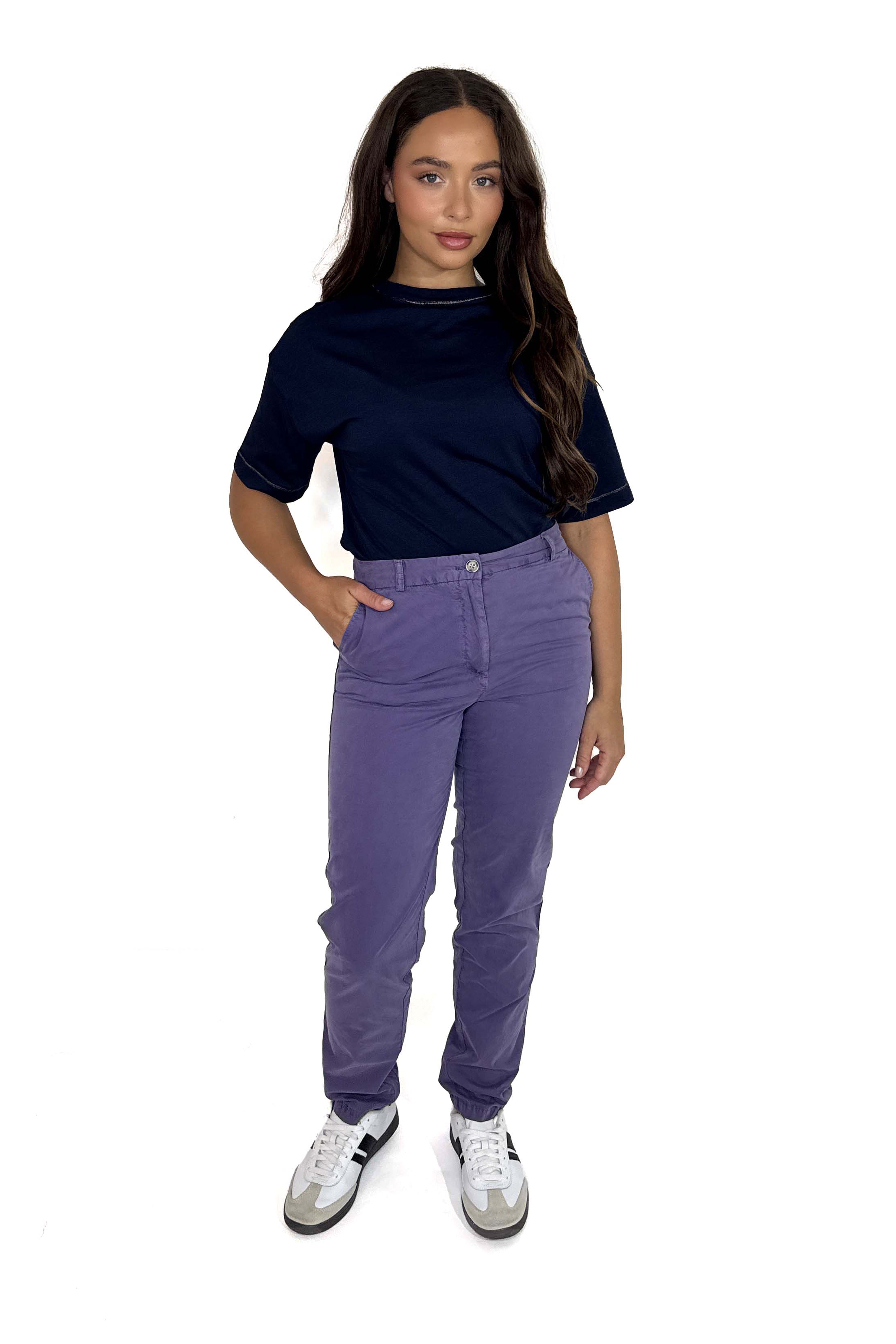 Wholesale Women’s Cotton Blend Lightweight Slacks Trousers (BOX OF 24)