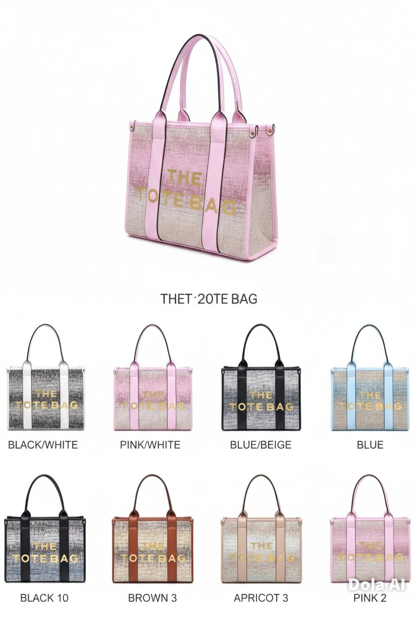 Luxury Designer Inspired Big Tote Bag with Top Handle