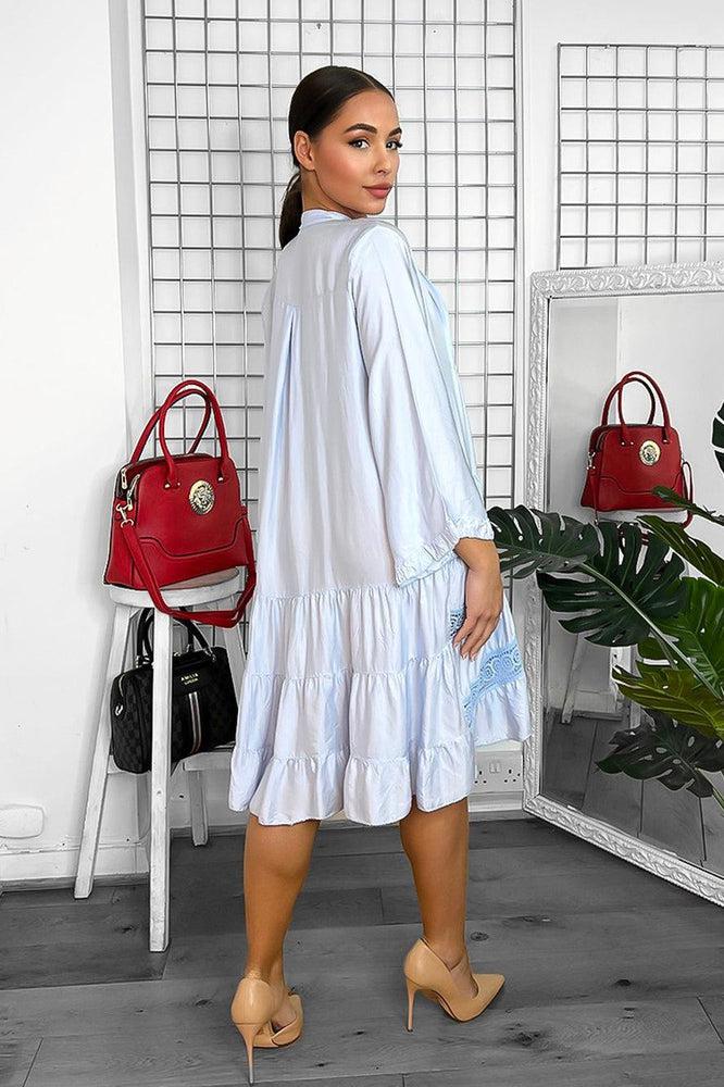Silk Blend Relaxed Fit Summer Dress-SinglePrice