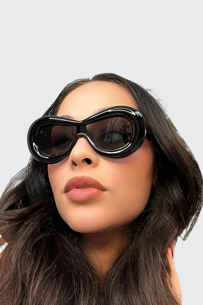Exaggerated Blown Up Frame Sunglasses-SinglePrice