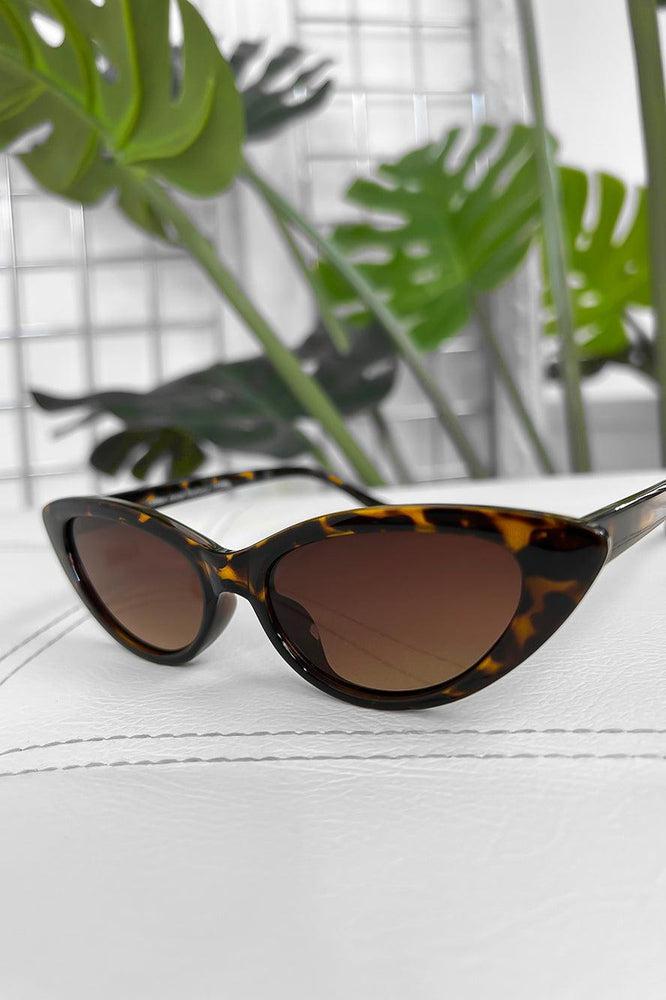 Cat Eye Plastic Frame Sunglasses-SinglePrice