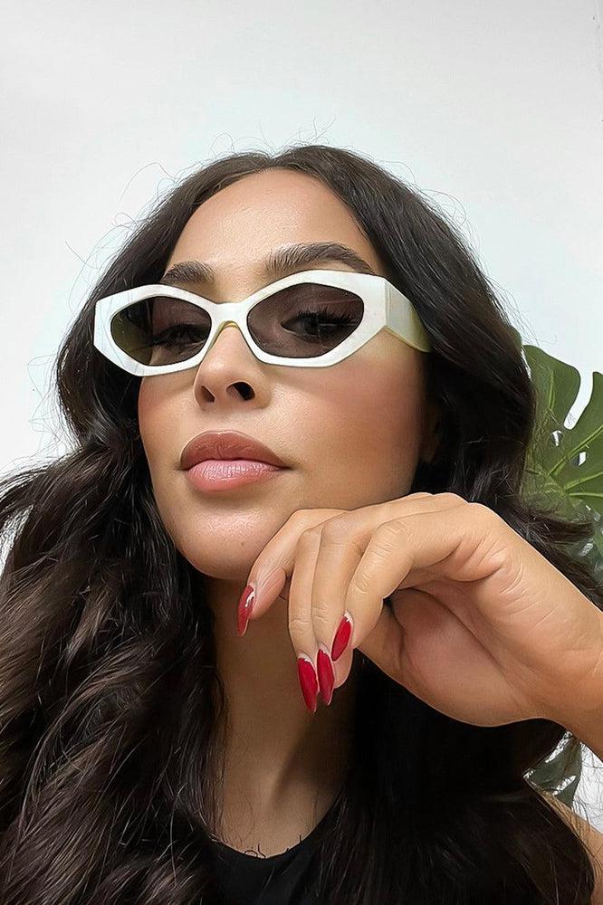 Squared Off Oval Sunglasses-SinglePrice