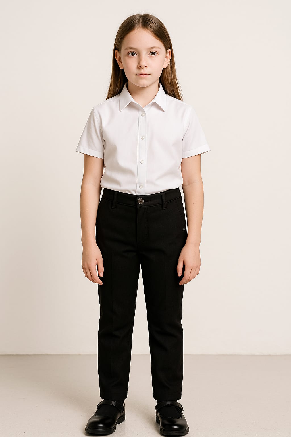 Pack of 2 Back To School Slim Leg Uniform Trousers