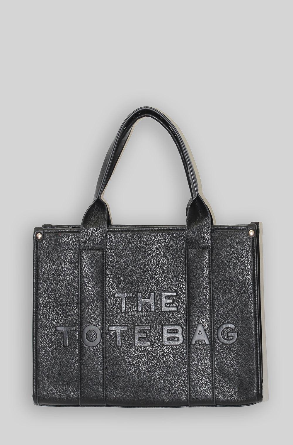 Soft Faux Leather Large Tote Bag-SinglePrice