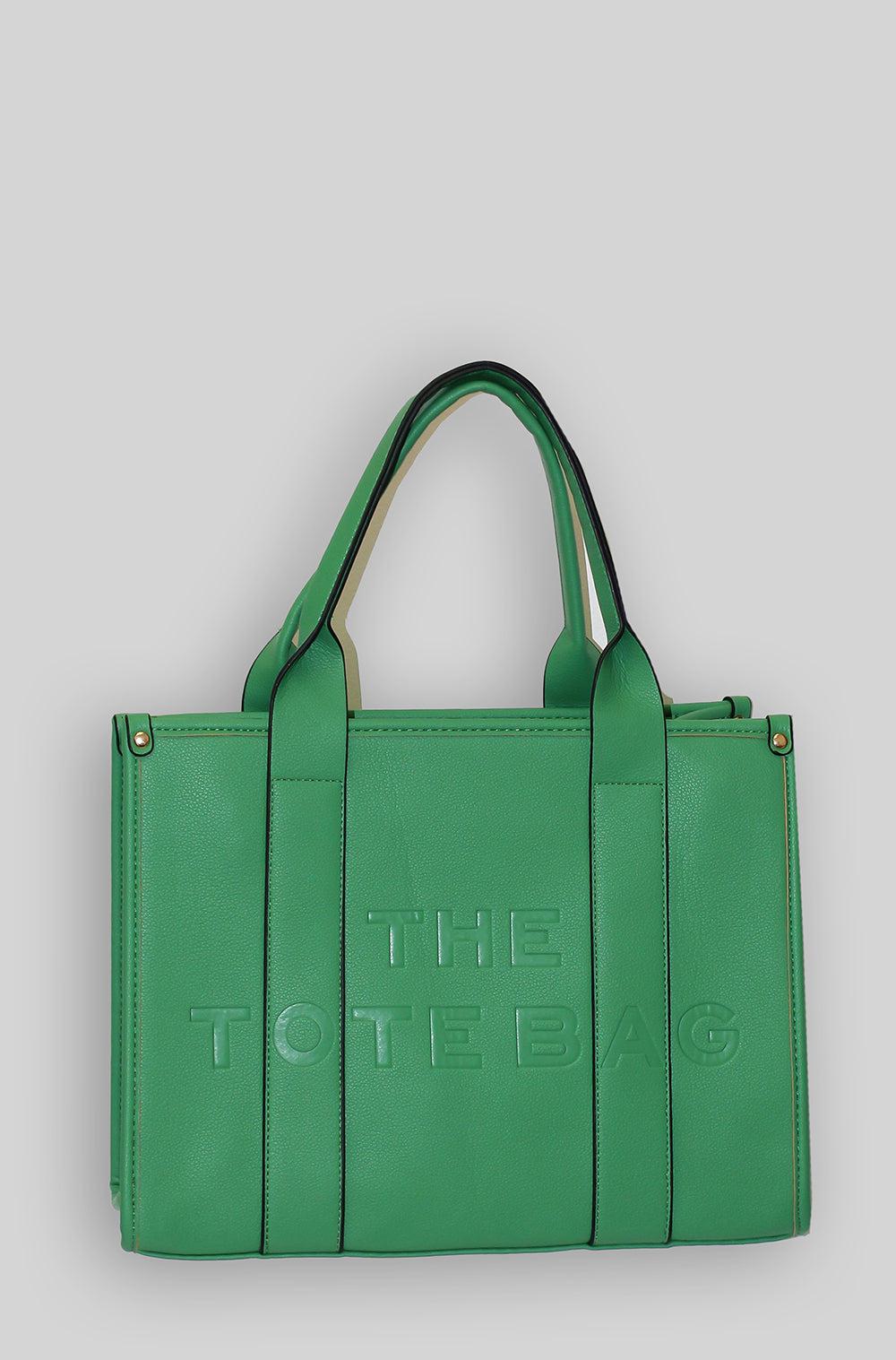 Soft Faux Leather Large Tote Bag-SinglePrice