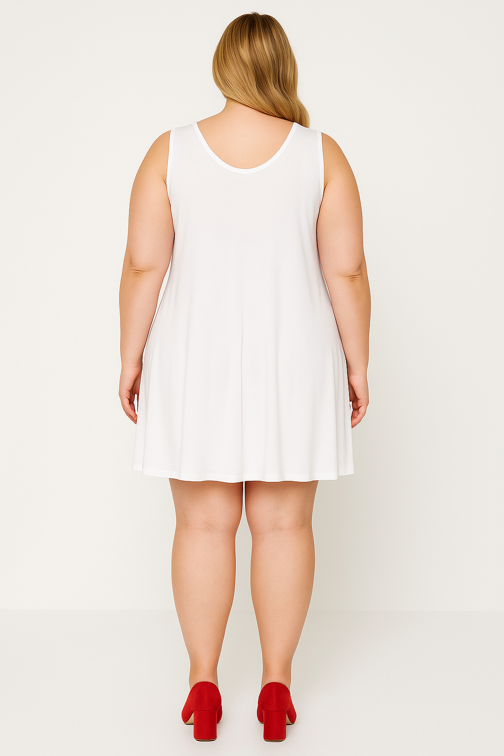Sheer Jersey Basic Short Summer Dress