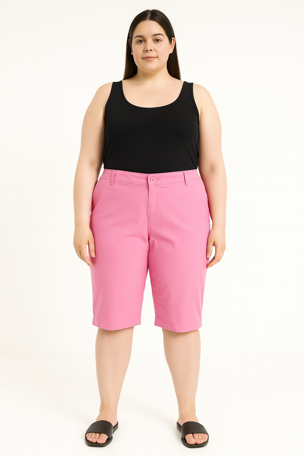 Vibrant Colours Cotton Bermuda Shorts