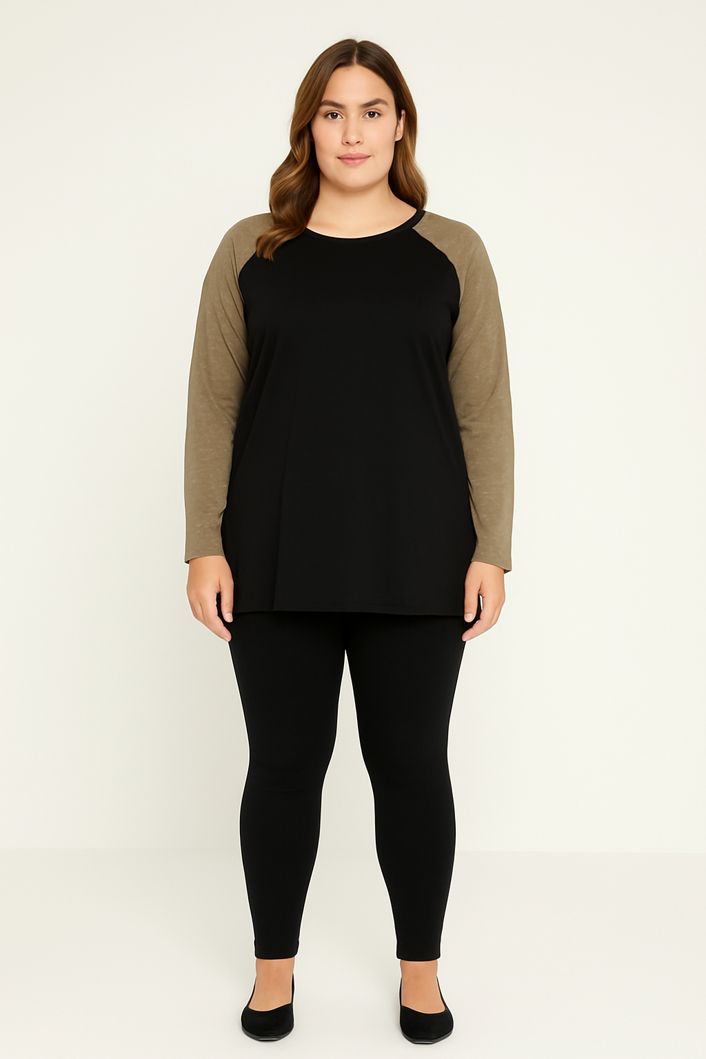 Long Sleeve Colour Block T-shirt