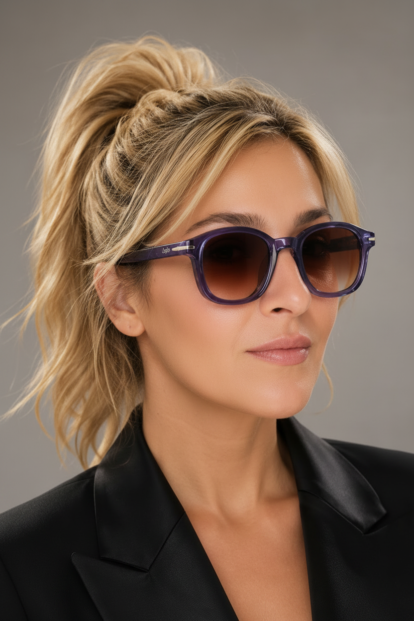 Ultra 400 Retro Browline Sunglasses