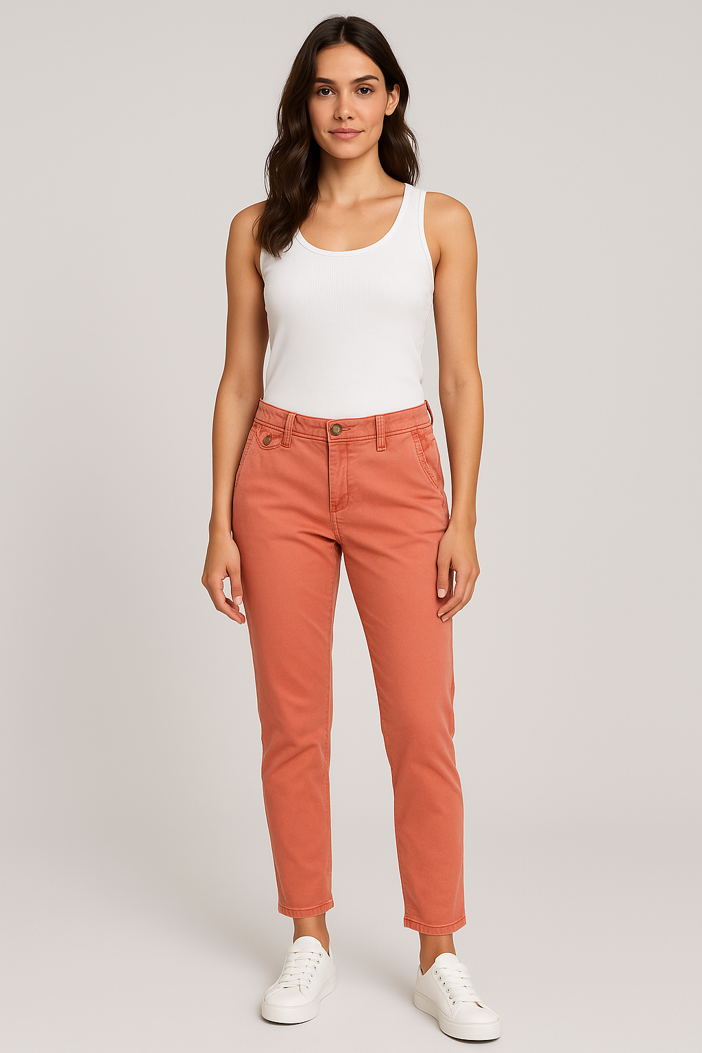 Tapered Leg Hipster Chinos