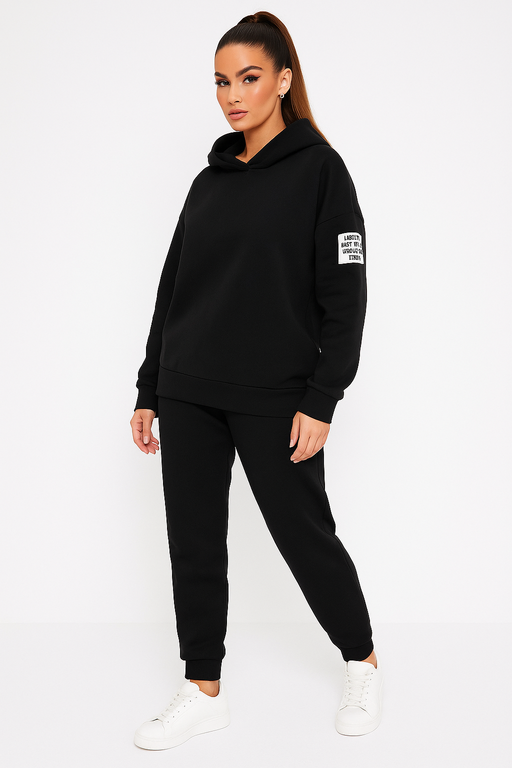 Hooded Sweatshirt And Joggers Loungewear Set