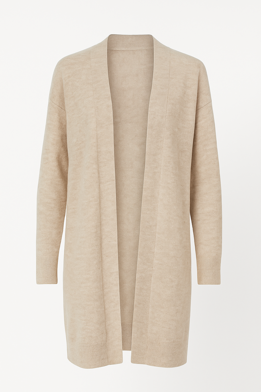 Soft Knit Open Longline Cardigan