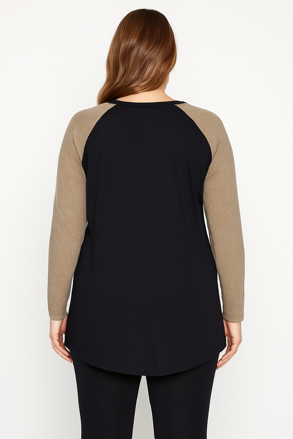 Long Sleeve Colour Block T-shirt