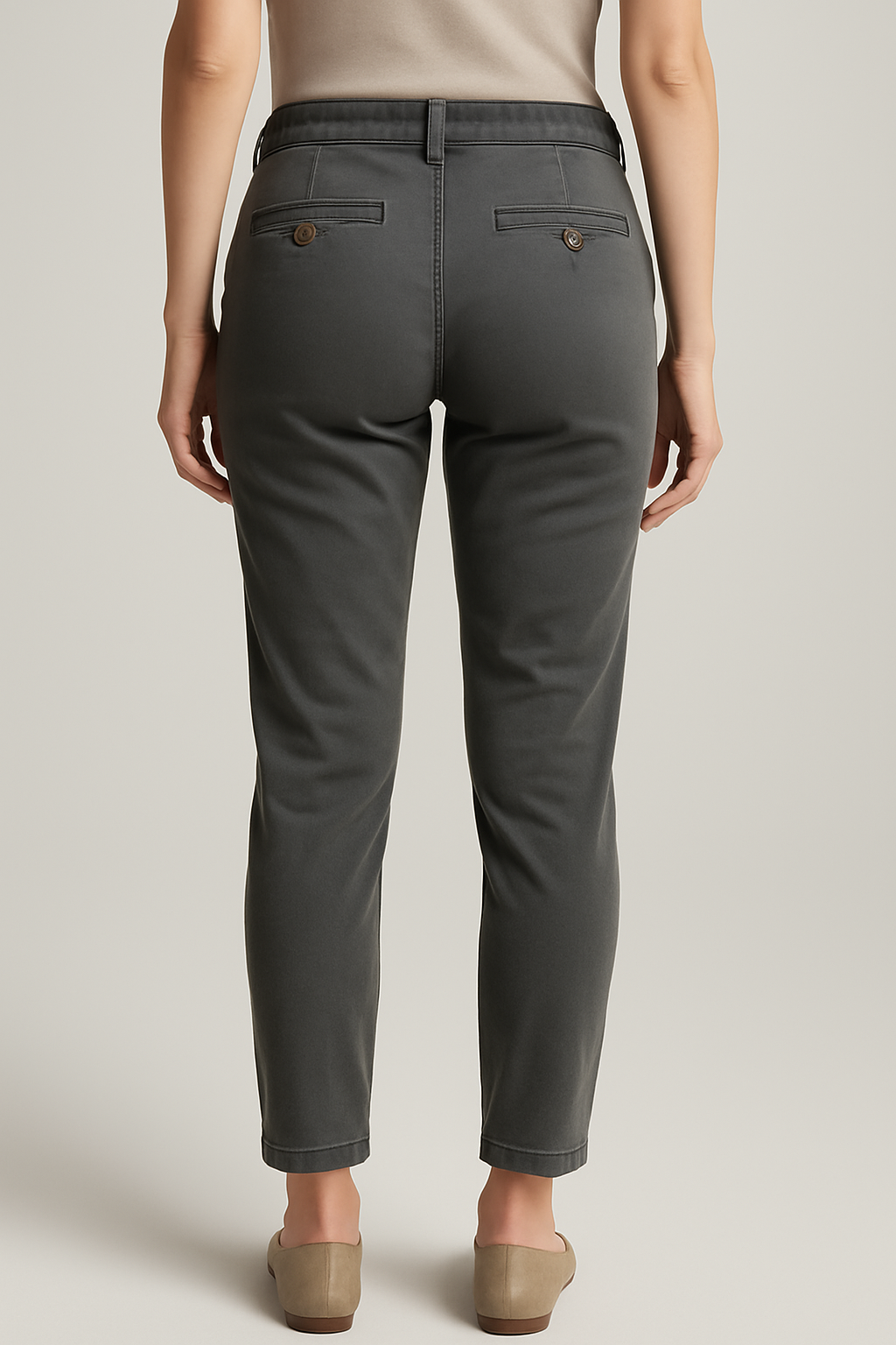 Tapered Leg Hipster Chinos