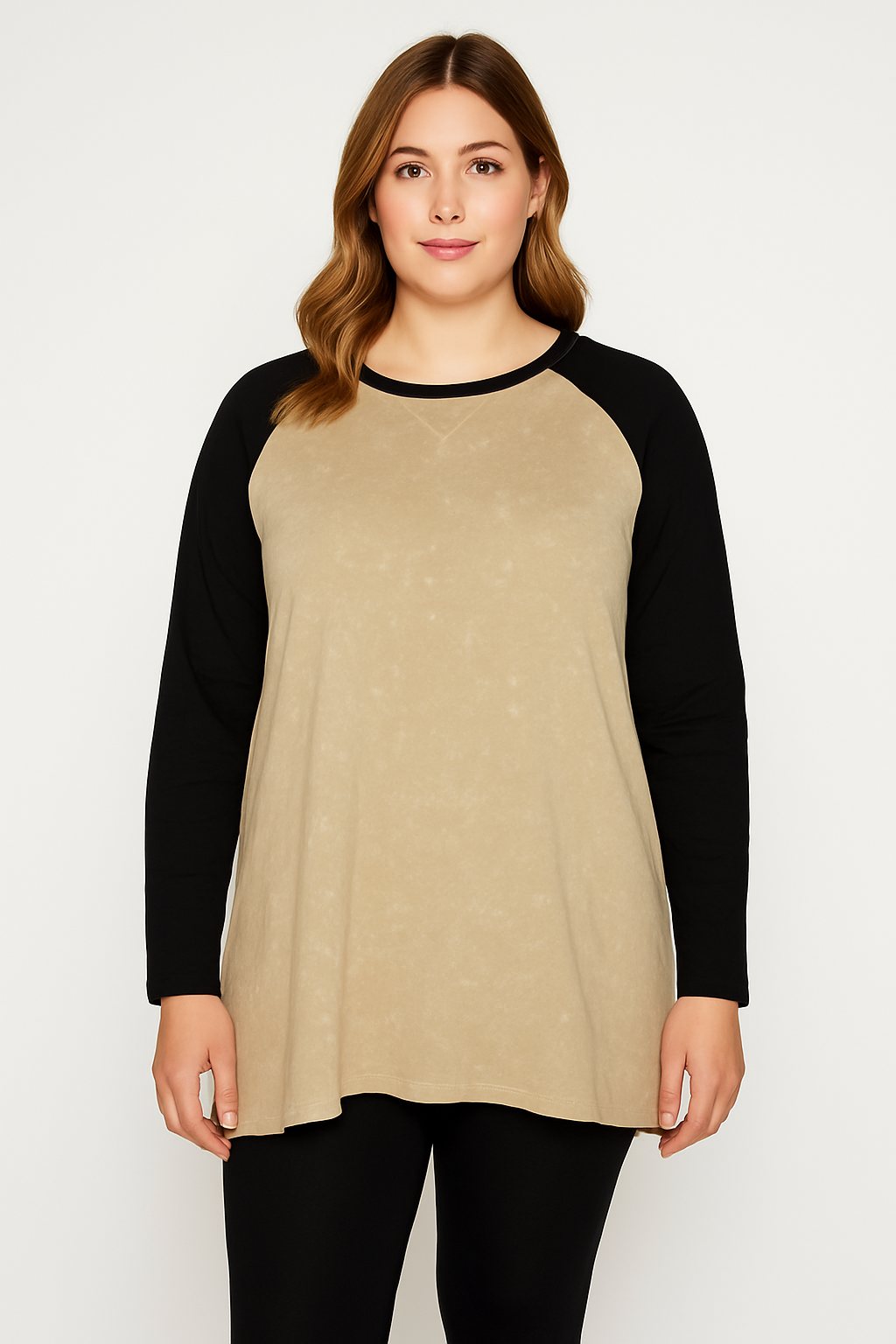 Long Sleeve Colour Block T-shirt