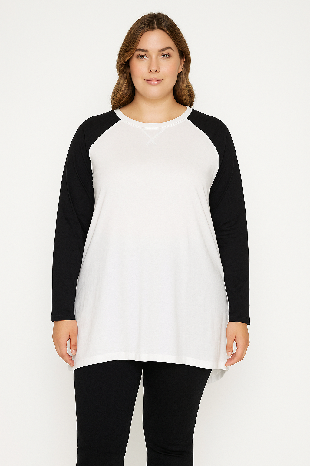Long Sleeve Colour Block T-shirt