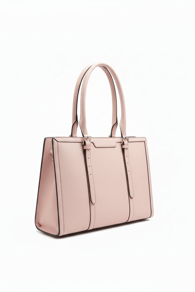 Vegan Leather Large Shoulder Bag