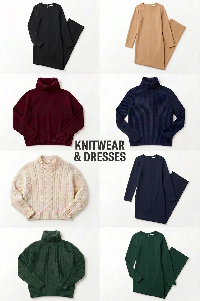 MIX Wholesale Women's Assorted Oddments of 20 Jumpers, 20 Dresses (BOX OF 40)