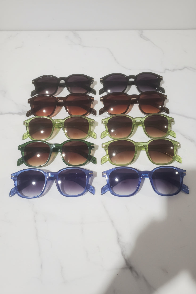 Ultra 400 Retro Browline Sunglasses