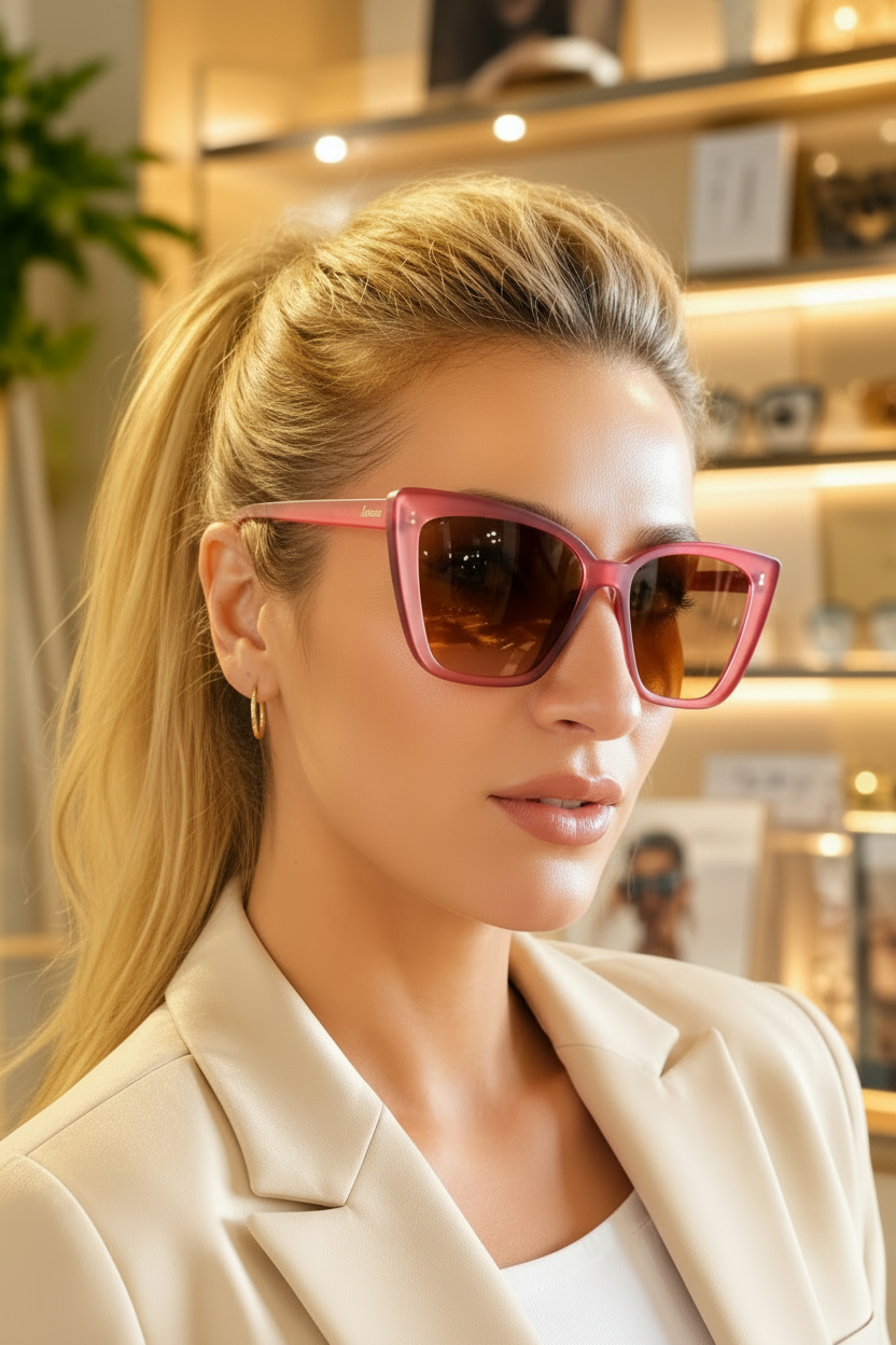 UV 400 Large Cat Eye Sunglasses