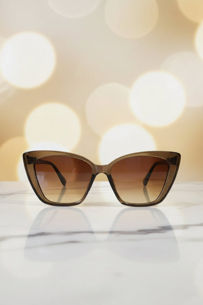 UV 400 Large Cat Eye Sunglasses