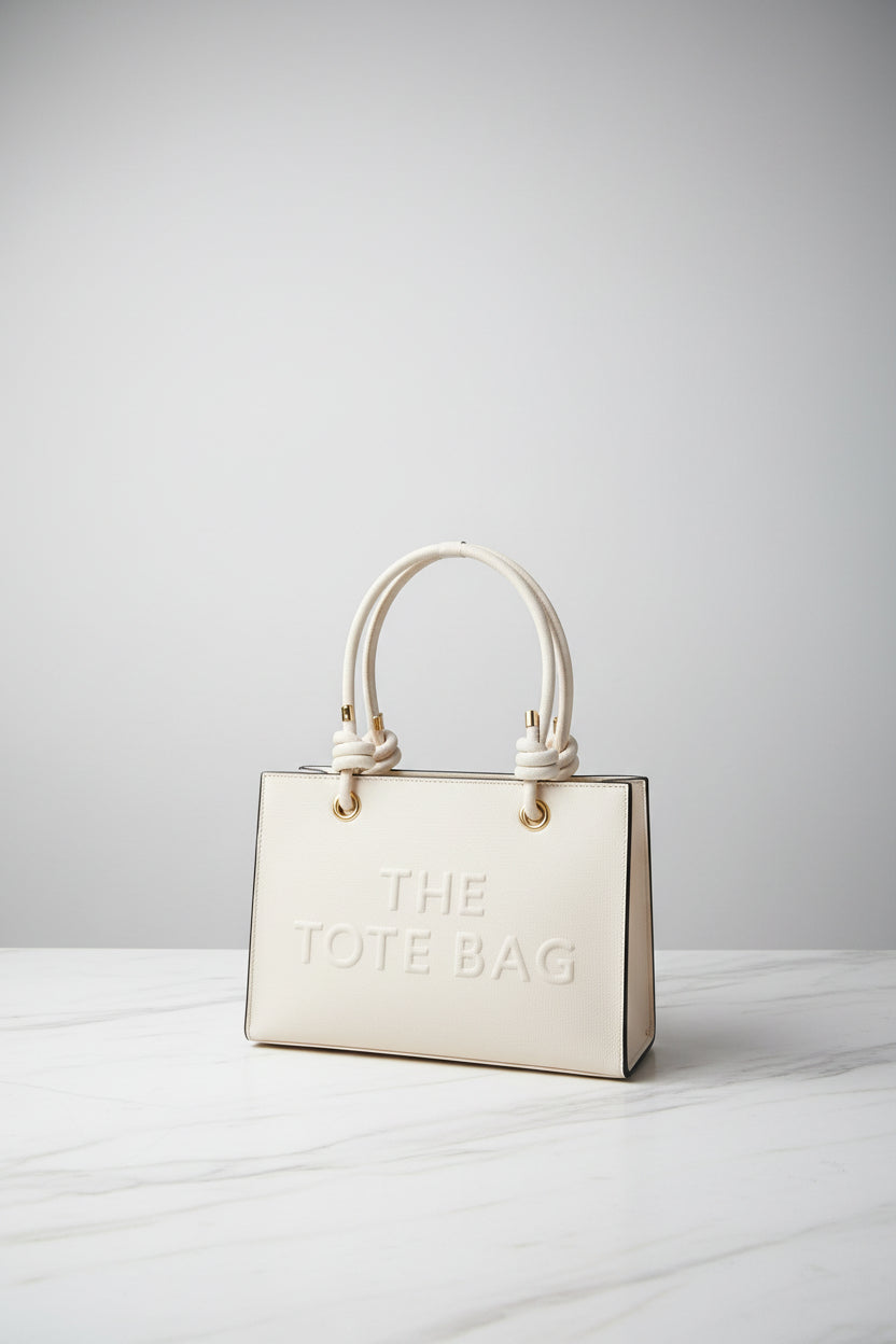 Vegan Leather Medium Size Satchel Tote Bag