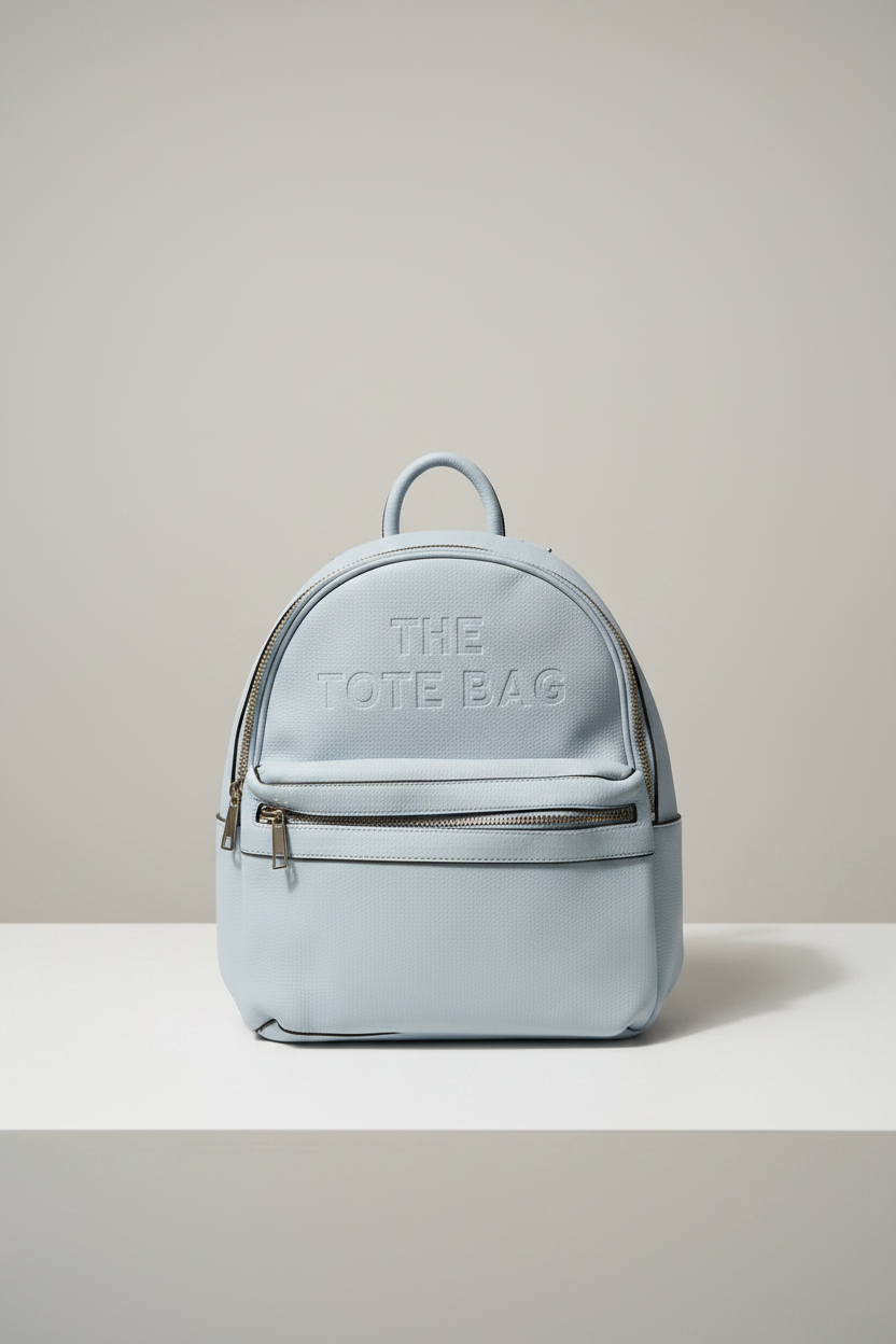 Large Vegan Leather Multiway Tote Backpack