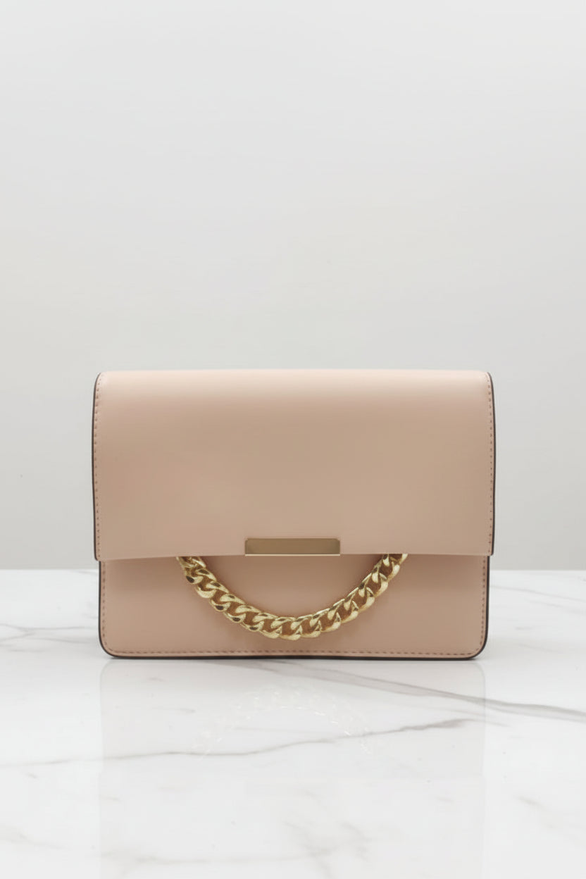 Leather Look Detachable Strap Small Purse