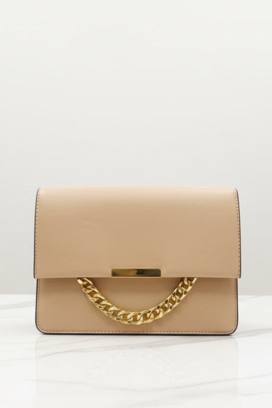 Leather Look Detachable Strap Small Purse