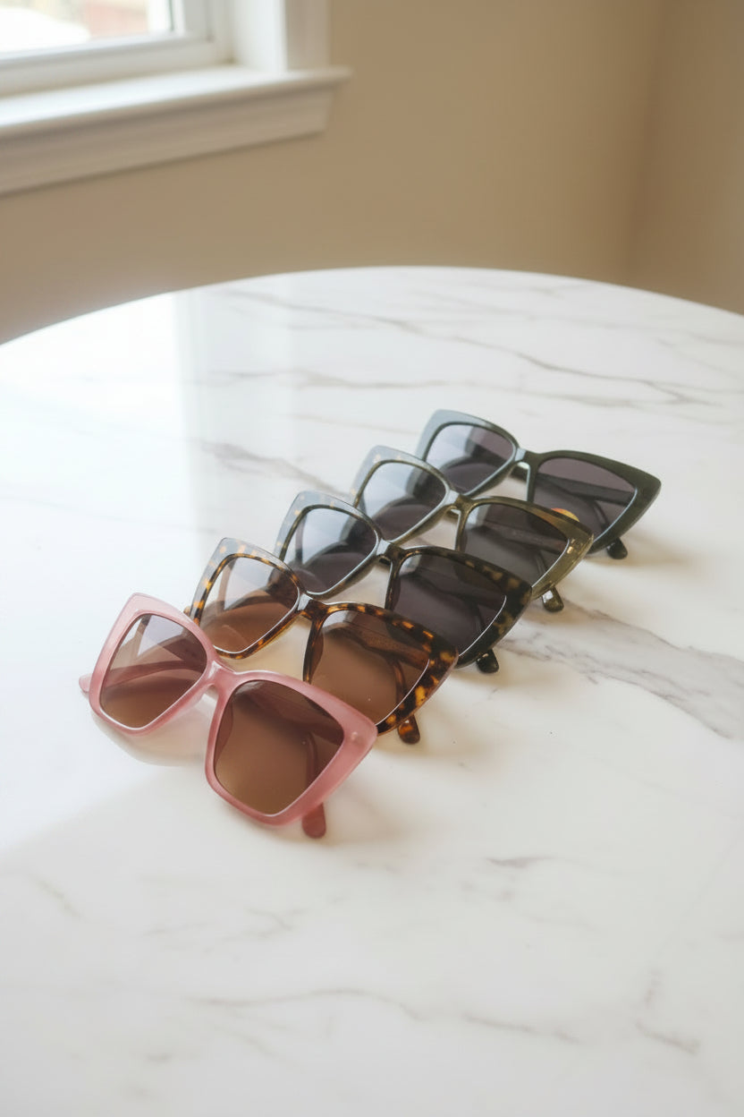UV 400 Large Cat Eye Sunglasses