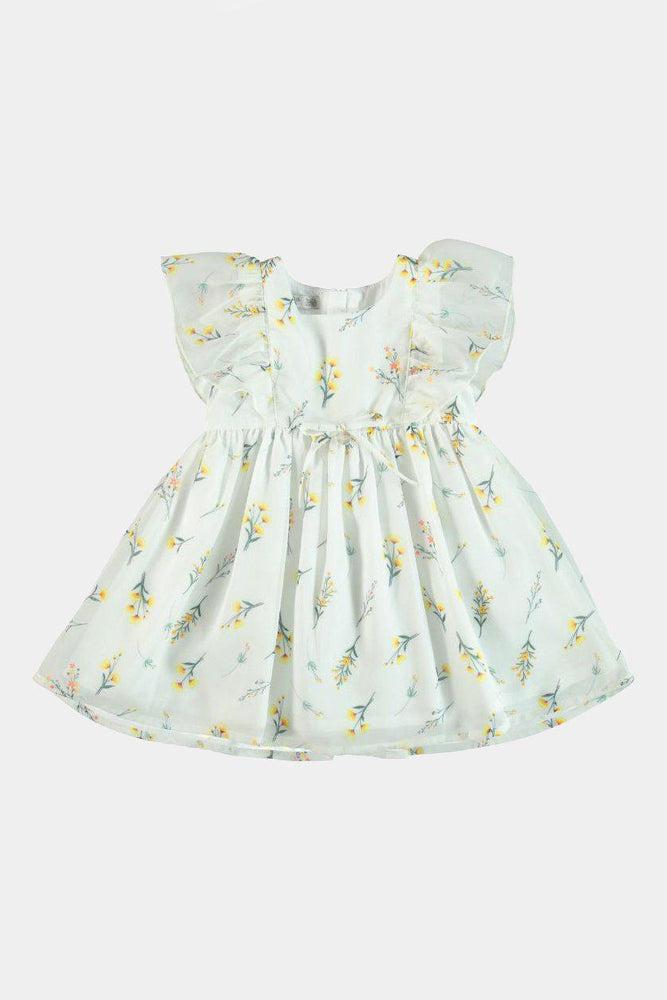 Floral Print Girls Dress-SinglePrice