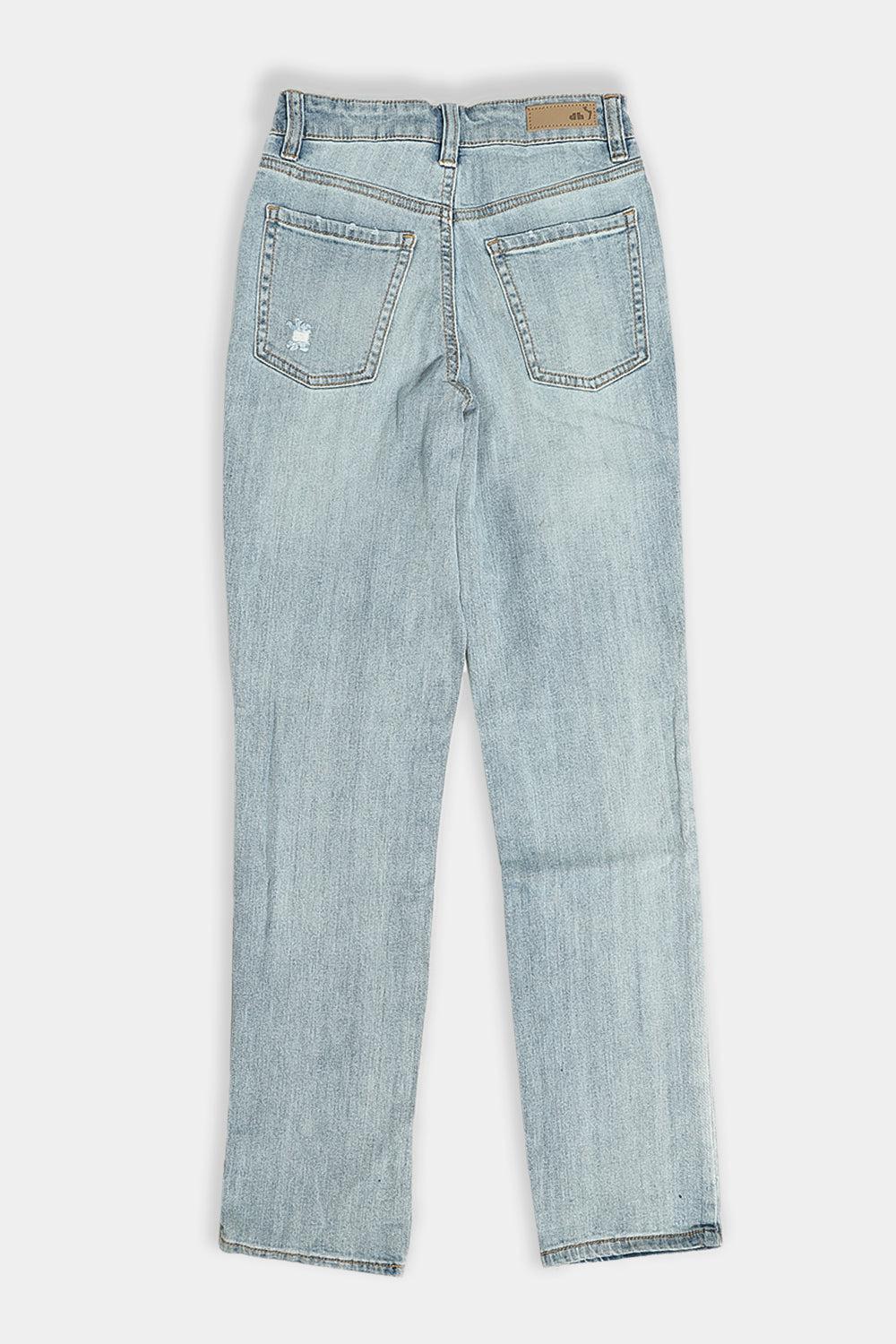 Distressed Boyfriend Girls Jeans-SinglePrice