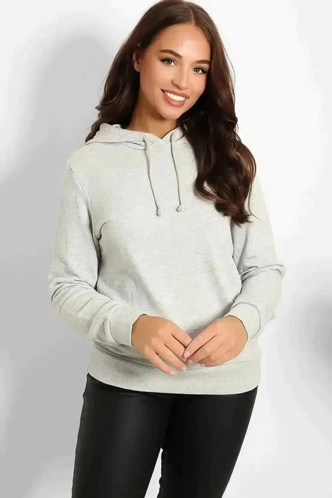 Classic Medium Thickness Solid Colour Hoodie-SinglePrice