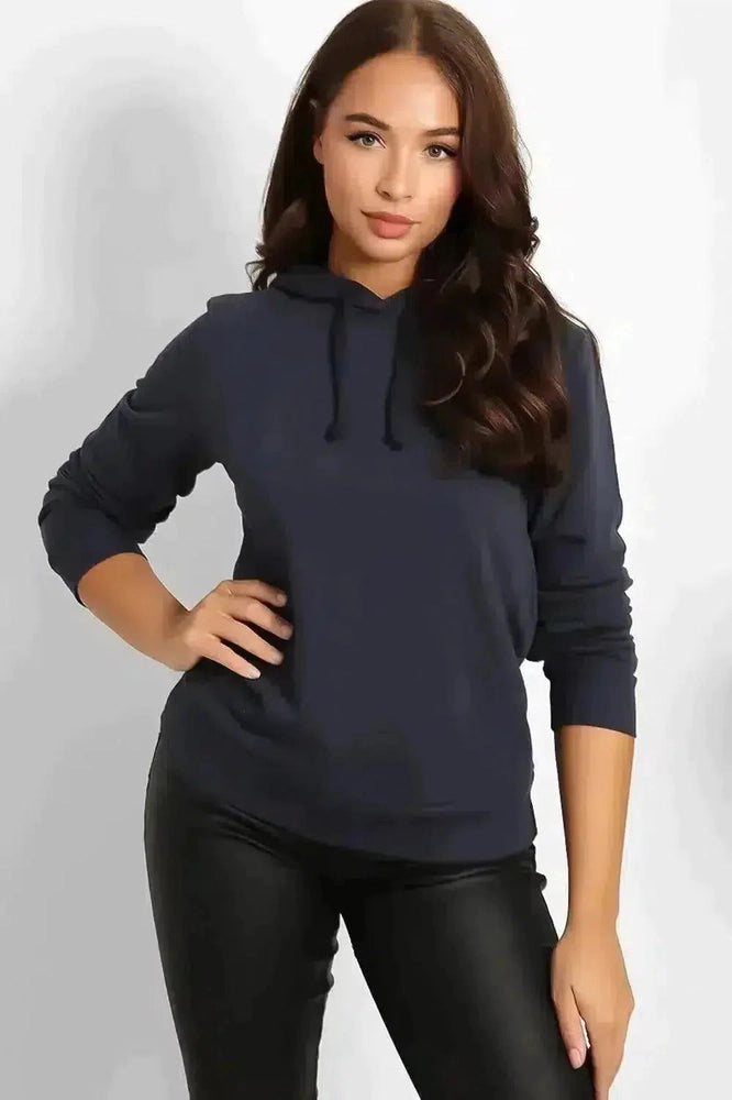 Classic Medium Thickness Solid Colour Hoodie-SinglePrice