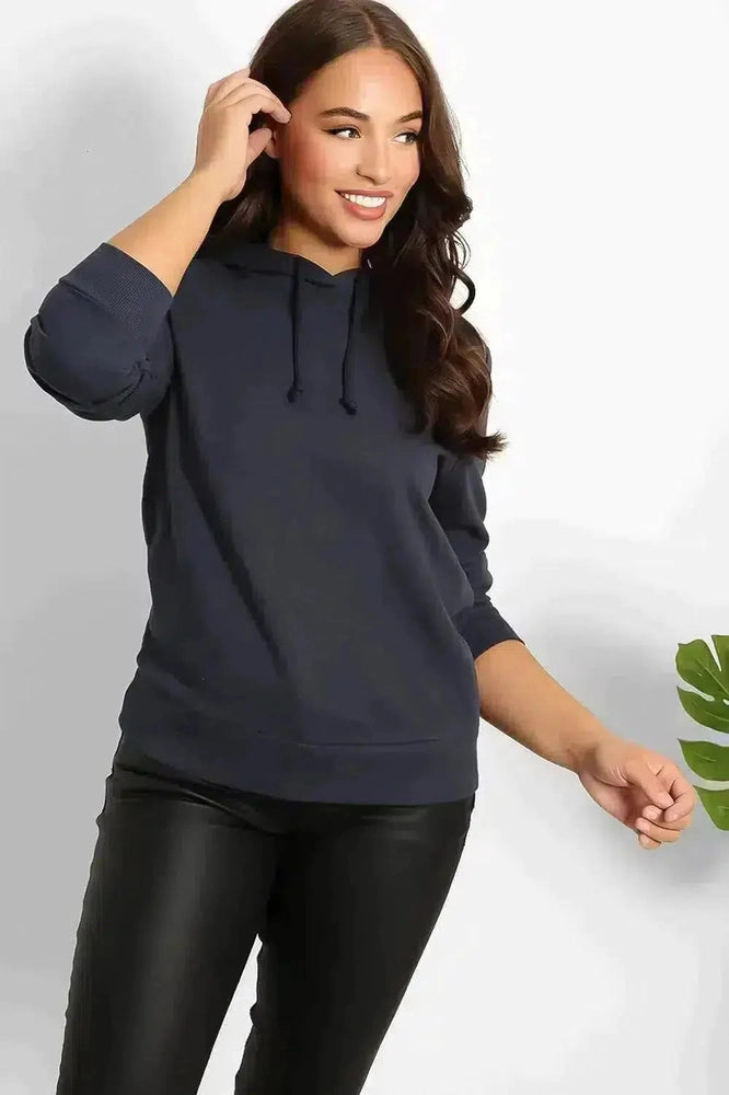 Classic Medium Thickness Solid Colour Hoodie-SinglePrice
