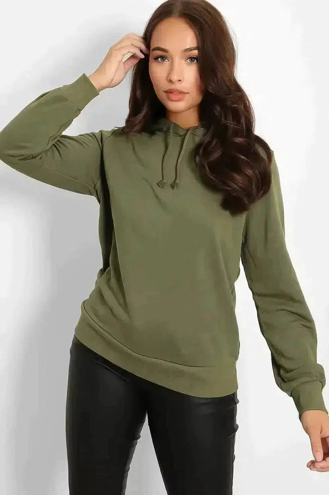 Classic Medium Thickness Solid Colour Hoodie-SinglePrice
