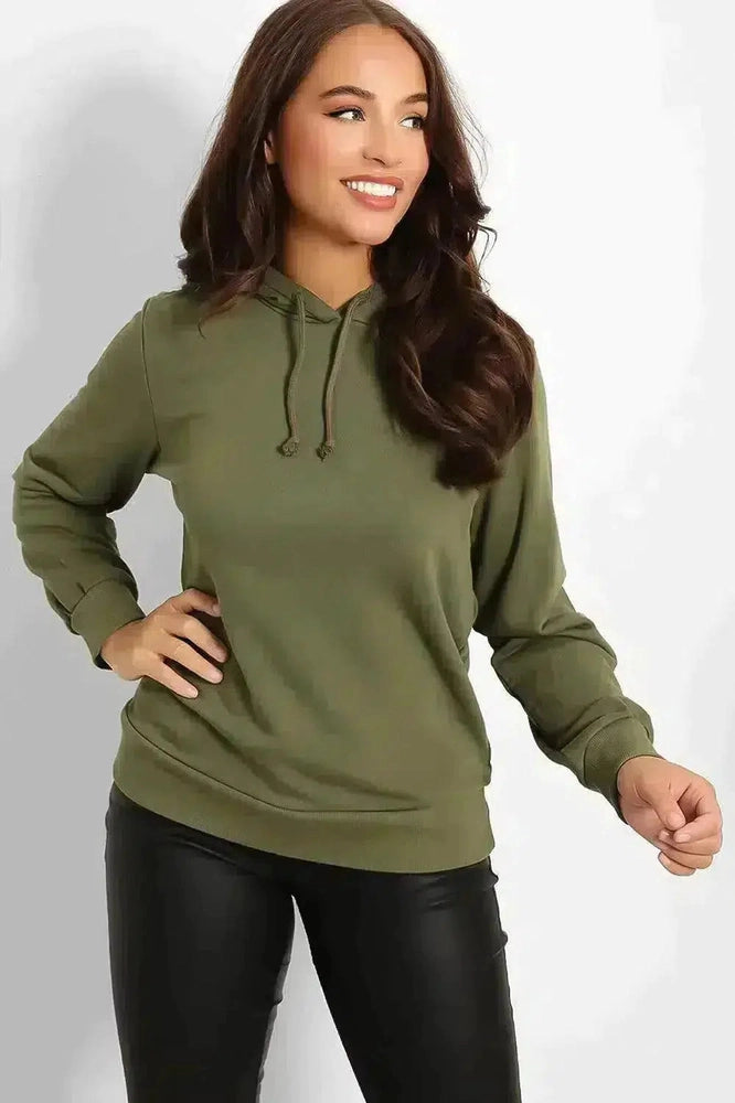 Classic Medium Thickness Solid Colour Hoodie-SinglePrice