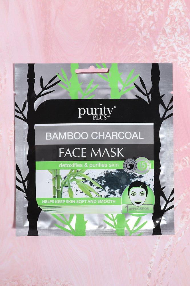 Purity Plus Bamboo Charcoal Face Mask-SinglePrice