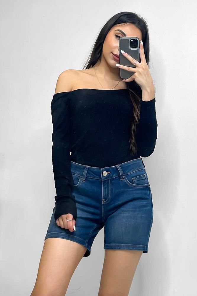 Classic Denim Boyfriend's Shorts-SinglePrice