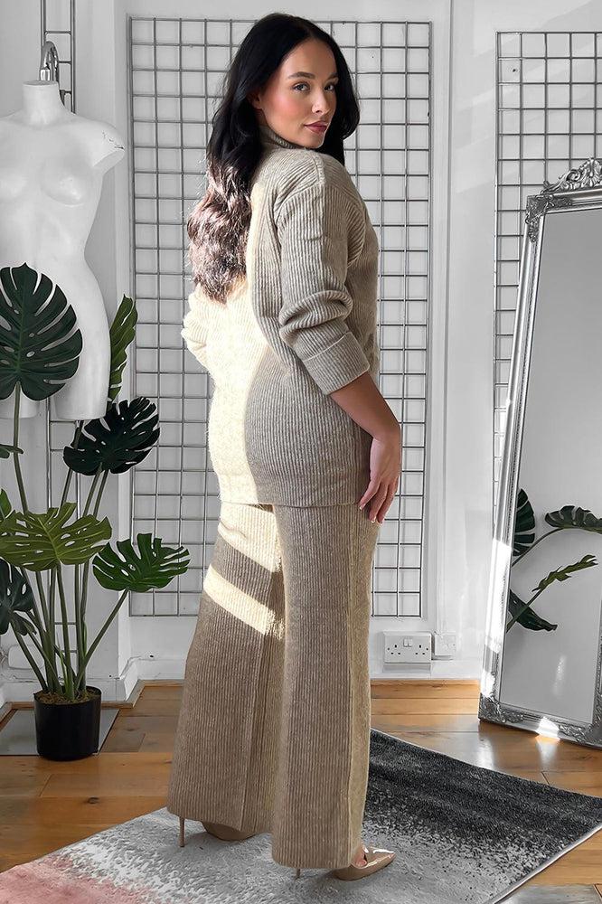 High Neck Thick Soft Knit Set-SinglePrice