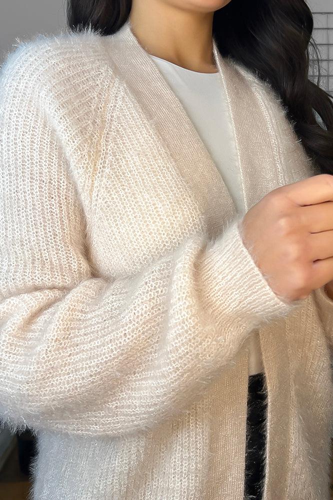 Super Soft Knit Open Front Cardigan-SinglePrice