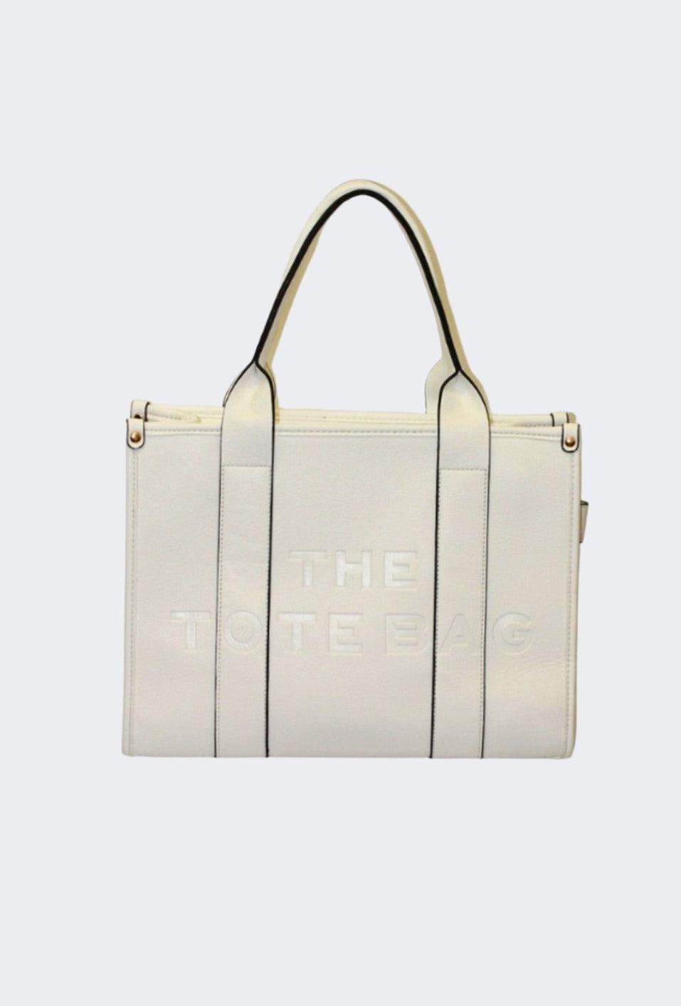 Soft Faux Leather Large Tote Bag