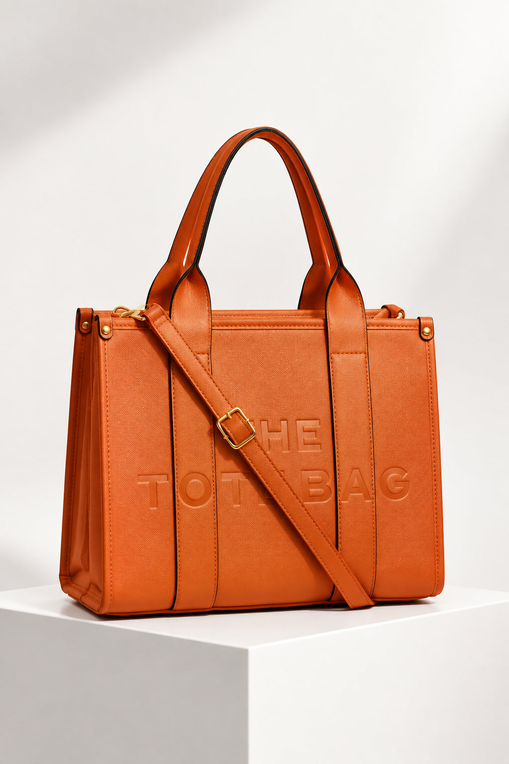 Soft Faux Leather Large Tote Bag-SinglePrice