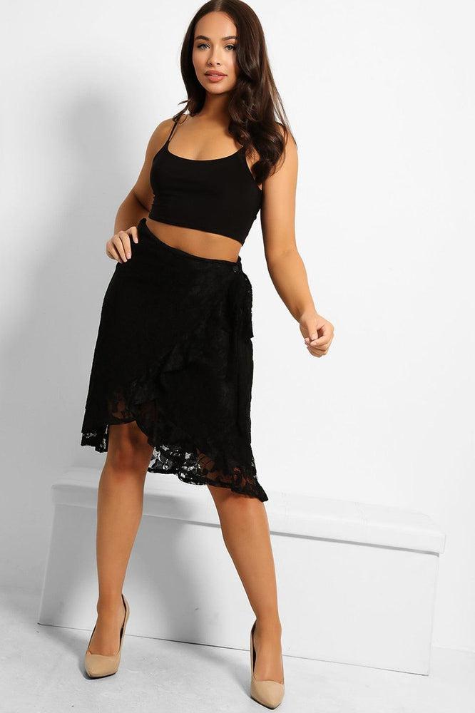 Romantic Lace Wrap Skirt-SinglePrice