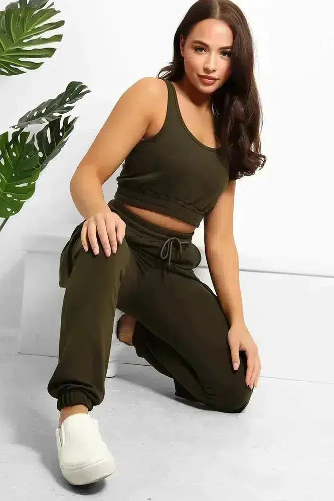 Crop Top and Utility Cargo Pants Set-SinglePrice