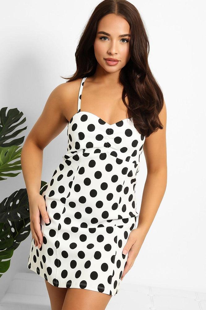 Cami polka deals dot dress